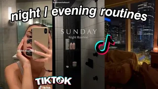 Night / Evening Routines  | Aesthetic TikTok Compilation