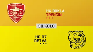 30.kolo Dukla Trenčín - HC 07 Detva HIGHLIGHTS