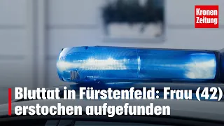 Bluttat in Fürstenfeld: Frau erstochen | krone.tv NEWS