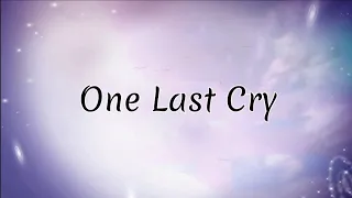 Brian McKnight - One Last Cry ( Lyrics )