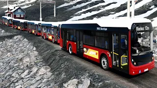 Convoy Al Centro De La Tierra Con Autobuses Nos Sale Muy Mal | Euro Truck Simulator 2