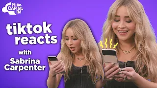 Sabrina Carpenter Reacts To TikTok About Herself! | Capital