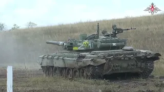 Once a tankman, always a tankman: exercises with T-72B3 and T-80U