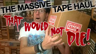 The MASSIVE TAPE HAUL That Would Not DIE! Cassette Tape Scores! Punk!