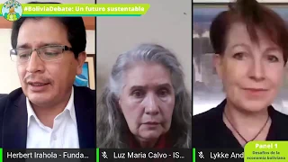 Panel 1: "Desafíos de la economía boliviana"