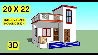 20 X 22 small village house plan II 440 ghar ka naksha II 20 x 22 home design