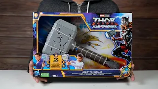 Marvel Studios Thor Love and Thunder Mighty FX Mjolnir Unboxing and Review