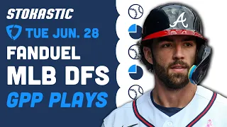 FanDuel MLB Picks Today 6/28 | Low-Owned Plays & Sneaky GPP Stacks Friday