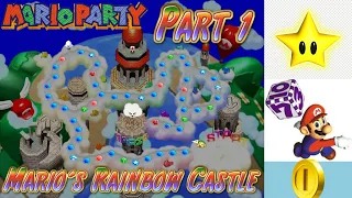 Playing on Every Mario Party Board - Part 1 - MP1 - Mario's Rainbow Castle