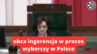 P. 40 - w sprawie obcej ingerencji w proces wyborczy w Polsce