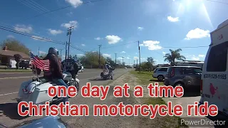 one day at a time Christian motorcycle ride