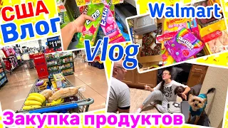 США Влог Хотеть не вредно Закупка продуктов WALMART Семейный Влог Большая семья Big family USA VLOG