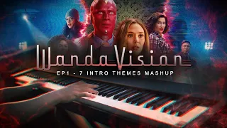 WandaVision Episode 1 - 7 Intro Themes Piano Epic Mashup/Medley (Piano Cover)+SHEETS