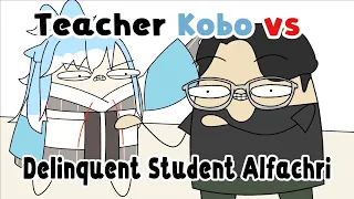 Teacher Kobo vs Delinquent Student Alfachri [ Hololive Animation ]