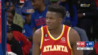 Atlanta Hawks vs Philadelphia 76ers  LAST 5 MINUTES HIGHLIGHTS NBA 2022