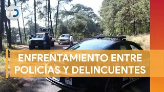 Balacera en carretera México-Cuernavaca deja dos policías heridos