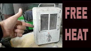 FREE space HEATER can we fix it ? will it run ? again