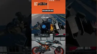 Ktm rc390 bs3 0-100 Speed test 😱 | aggressive Power | #ktmlover #rc390 #speedrun