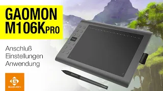 Grafiktablett Gaomon M106K Pro für Windows, Mac und Android