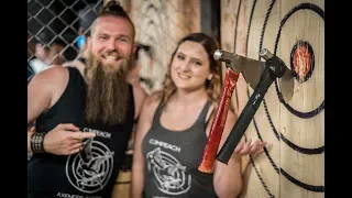 World Axe Throwing League 2019 Interview: Carly McCance & Tobias Macera