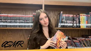 ASMR in school library ꨄ