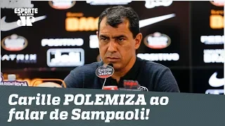 Polemizou! OLHA o que Carille falou de Sampaoli antes de Corinthians x Santos!