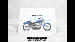 March 2018 Flash Release - Layered Motorcycle Stamp Set