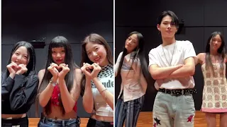 'HYPE BOY' challenge lesserafim kazuha,eunchae Enhypen Niki, Stray kids Hyunjin yohan,seokhwa,yongha