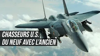 Chasseurs F-15EX et F/A-18 Super Hornet