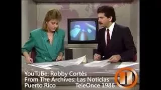 "El 1986 en Las Noticias". Resumen de noticias del Canal 11 (TeleOnce) Puerto Rico. 31/12/1986