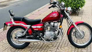 Trùm cuối Honda rebel 250 nhập Mỹ.Hải Quang chính chủ. Biển Sài Gòn. Đời cuối 2016 .màu đỏ mận