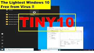 Tiny10 Lightest Version of Windows 10