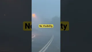 Foggy Weather- No Visibility- New Jersey- USA