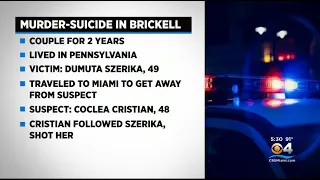 Brickell Murder-Suicide: Woman Fled To Miami To Get Away From Suspect