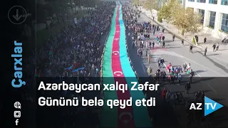 Azərbaycan xalqı Zəfər Gününü belə qeyd etdi