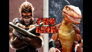 Baraka vs Riptor (Uncut)| Fan War: Just Fight!