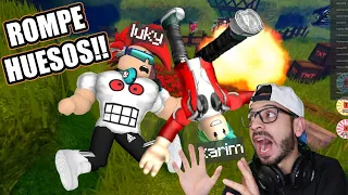 Mi Hijo se Rompe Todos Los Huesos en Roblox | Roblox Broken Ragdolls 2 | Juegos Roblox en Español