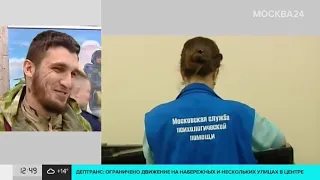 Пришедшие в столичный пункт отбора на военслужбу по контракту рассказали о своей мотивации