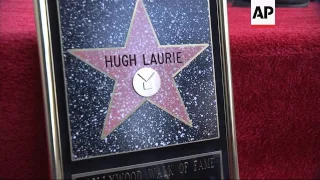 Hugh Laurie marvels at getting a star on the Hollywood Walk of Fame