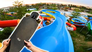 ESCAPING FROM ANGRY SECURITY In ABANDONED WATER PARK-PARKOUR POV(pov)