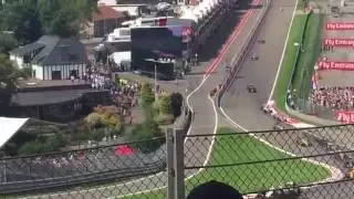 F1 Belgian GP 2016 - Start Formula 1 from Gold 3 Eau Rouge Grandstand