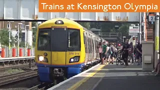 London Overground: Trains at Kensington Olympia