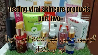 Testing viral summer skin care products| I tried all these viral products here's my honest review