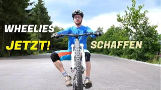 Wheelies JETZT effizient schrittweise erlernen - MTB FAHRTECHNIK WHEELIE TUTORIAL