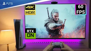 The Witcher 3 Next Gen on PS5 (4K HDR) Performance + Ray Tracing