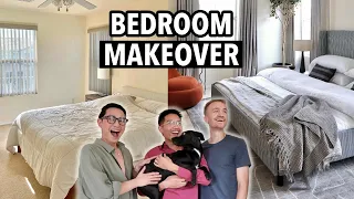 BEDROOM MAKEOVER FOR MY BROTHER AND HIS PARTNER | RENTAL FRIENDLY