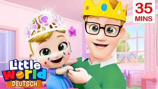 Nina, die kleine Prinzessin | Verkleiden, Rollenspiele | Little World Deutsch - Kinderlieder