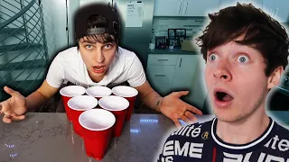 Best Friends Play SCARY Pong.. | Colby Brock