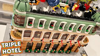 Supersized LEGO Boutique Hotel Modular Building Update 3