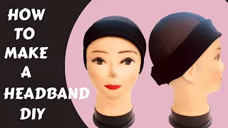 HOW TO MAKE A HEADBAND FOR YOUR HEADBAND WIG/ THREE SIMPLE METHOD/WUMZY BEAUTY EMPIRE